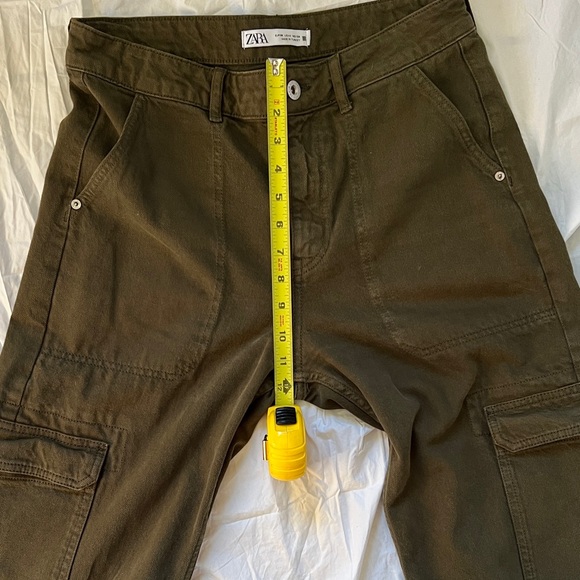 Zara Women's Army green Cargo Pants - Picture 6 of 6